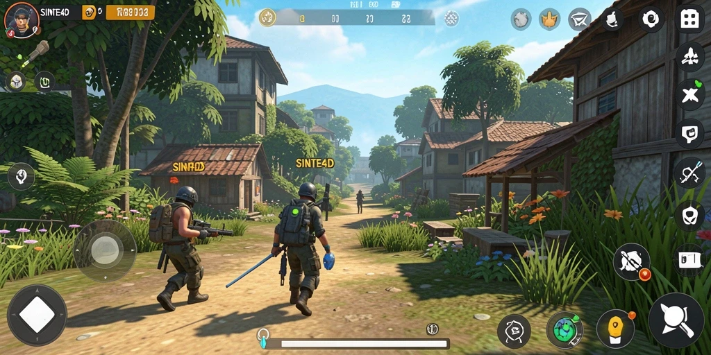 Tampilan gameplay SINTE4D yang menawan dan interaktif.
