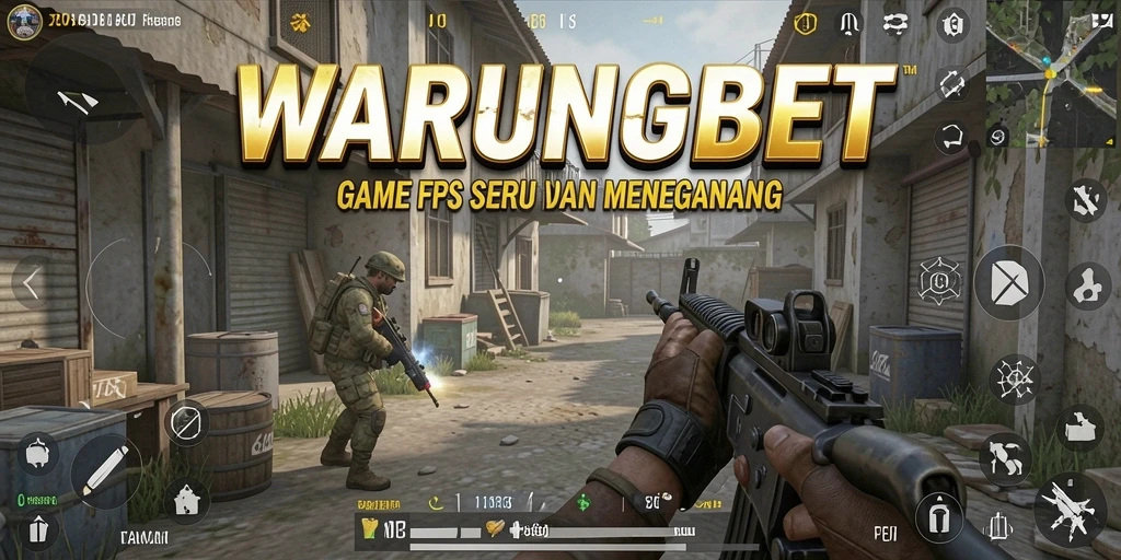 Screenshot gameplay seru dari WARUNGBET yang menunjukkan aksi tembak-menembak.