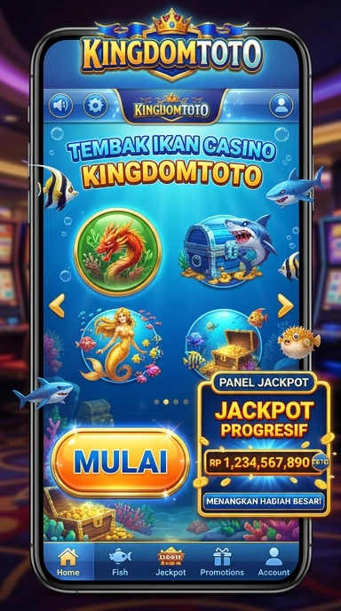 Tampilan antarmuka aplikasi kingdomtoto yang modern dan bersih.